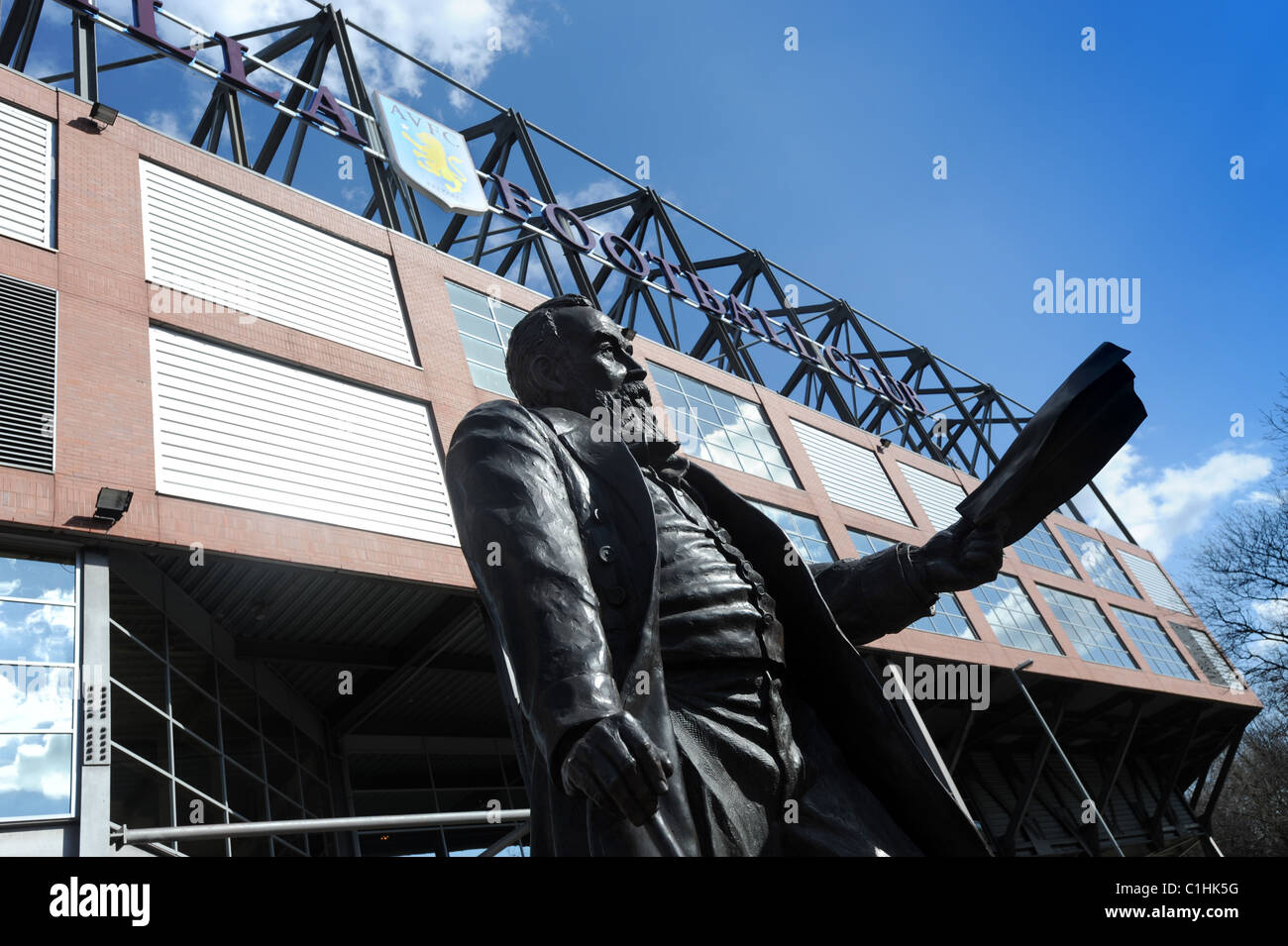 Statue of William McGregor founder of the Football League in 1888