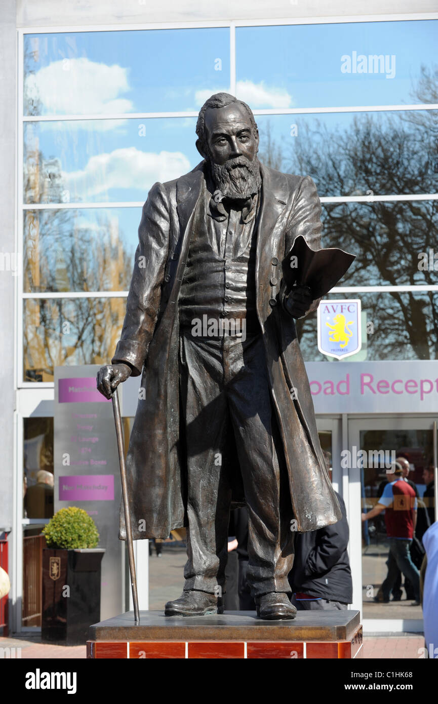 Statue of William McGregor founder of the Football League in 1888