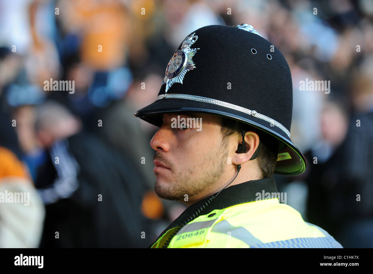 British police officer from West Midlands Police Stock Photo