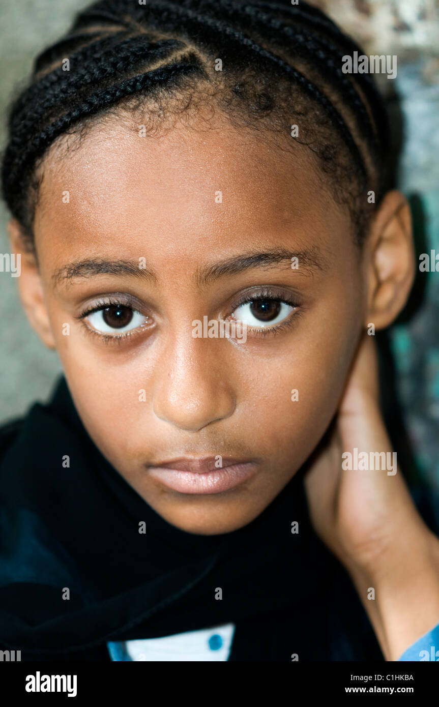 Young girl, Zanzibar, Tanzania Stock Photo
