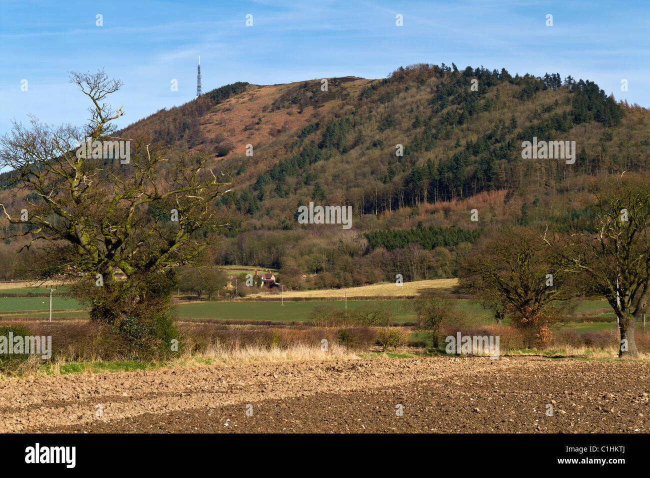 The Wrekin in Telford Shropshire Stock Photo Alamy