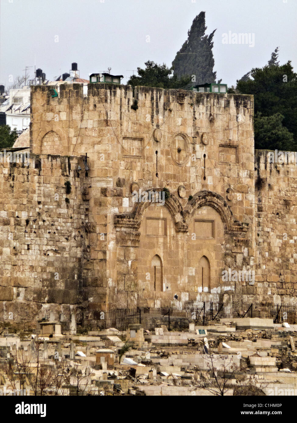 Gates of Jerusalem Stock Photo Alamy