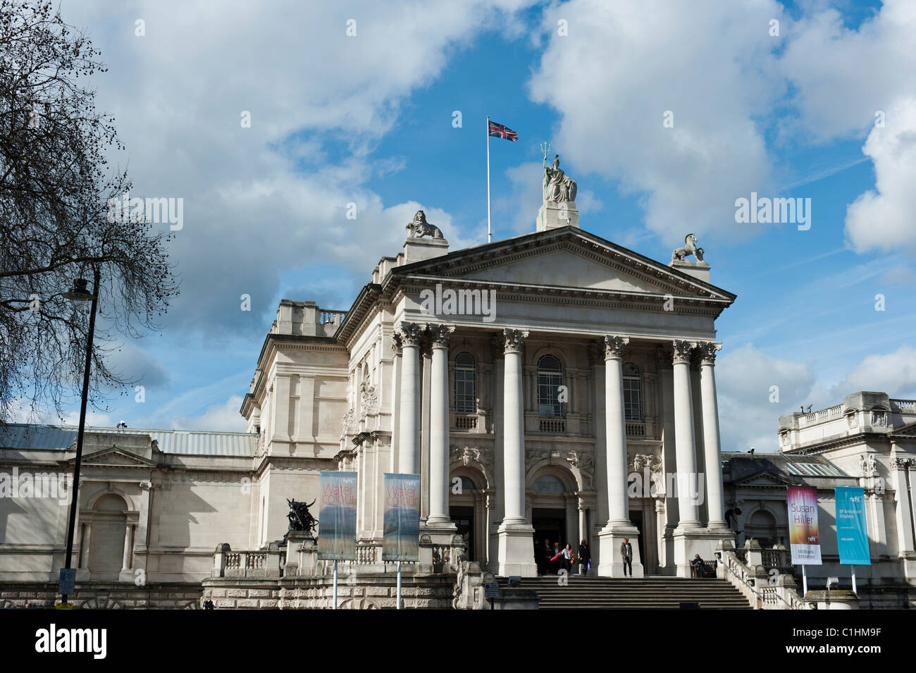 Tate Britain, art gallery on Millbank, London Stock Photo