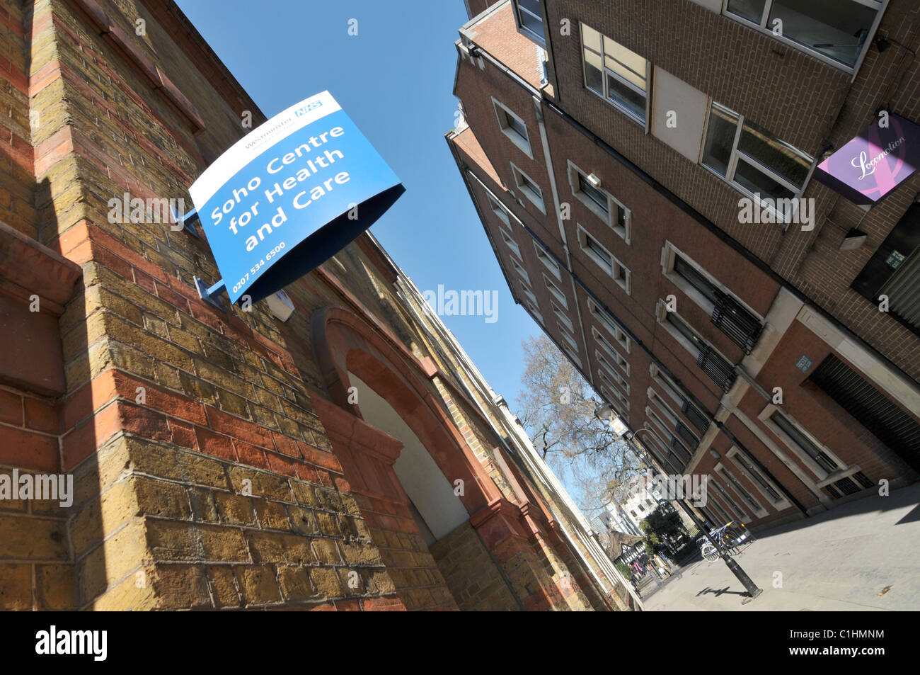 Soho Centre for Health and Care, Soho London NHS medical centre Stock Photo