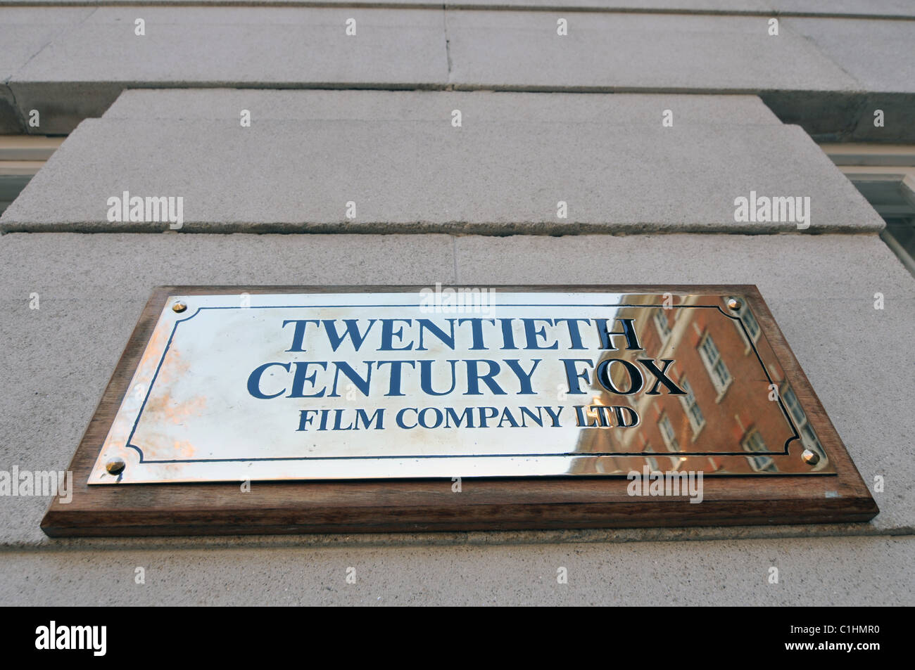 Twentieth Century Fox Film Company Ltd London Office 20th Century Fox Stock  Photo - Alamy