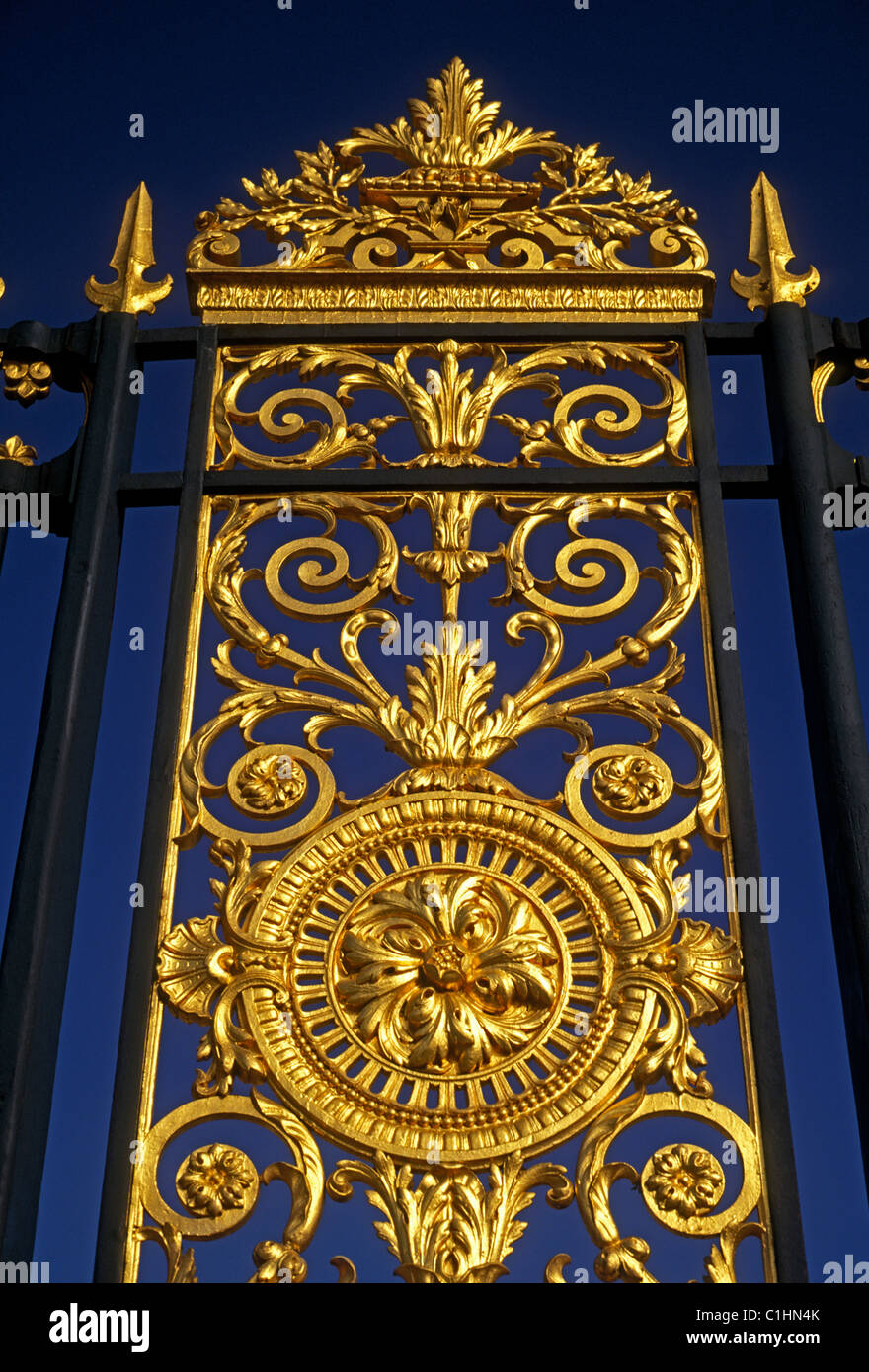 Gate to Tuileries Garden at Place de La Concorde city of Paris Ile-de-France region France Europe Stock Photo