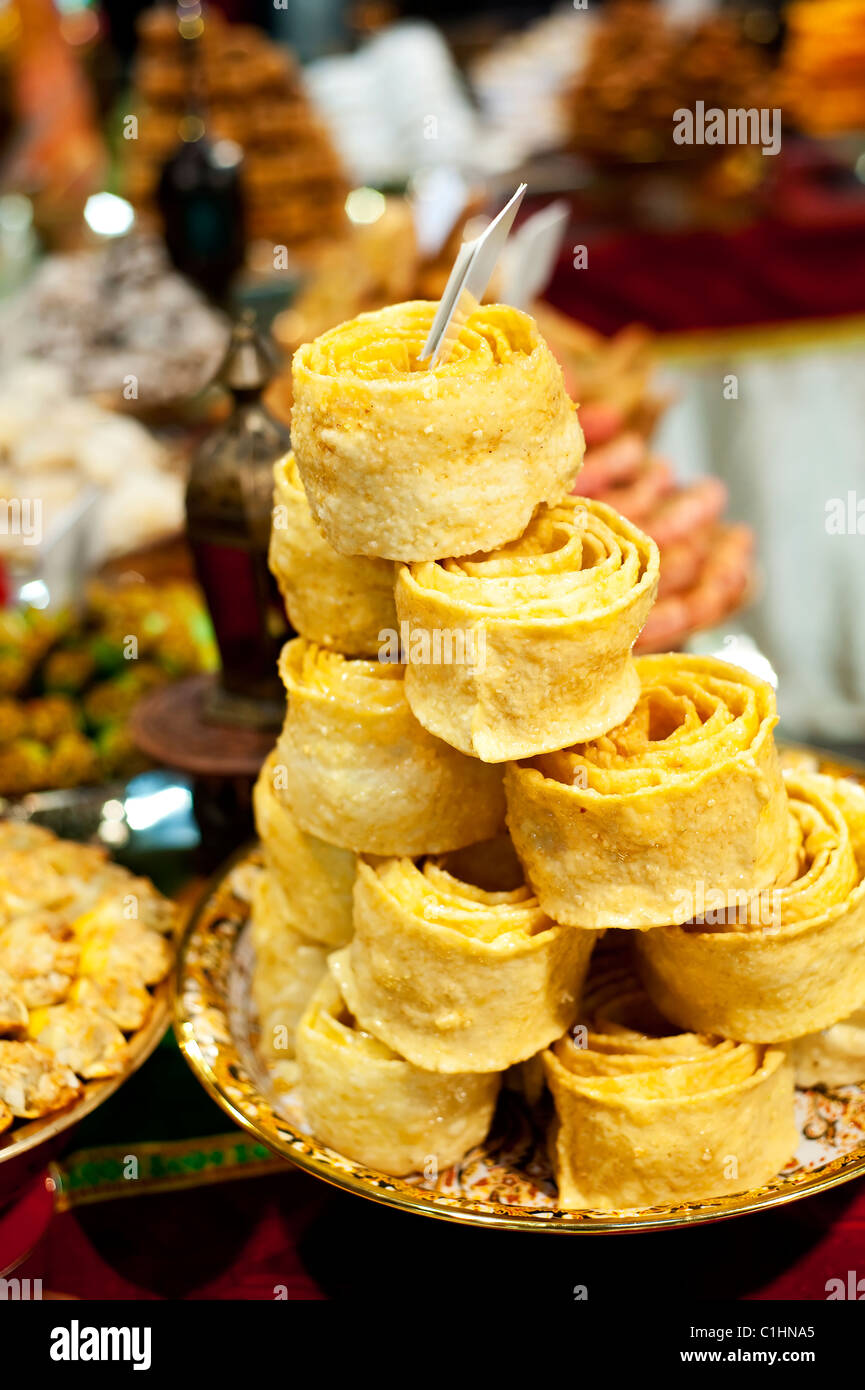 Zalabia Traditional Arabic fried sweet Stock Photo Alamy