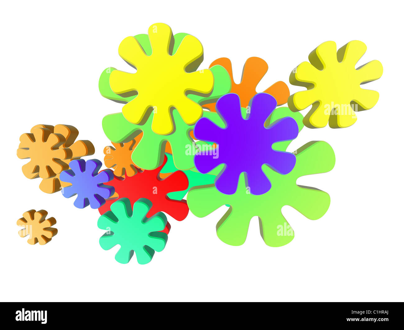 Color Attack Illustration attack Cut Out Stock Images & Pictures - Alamy