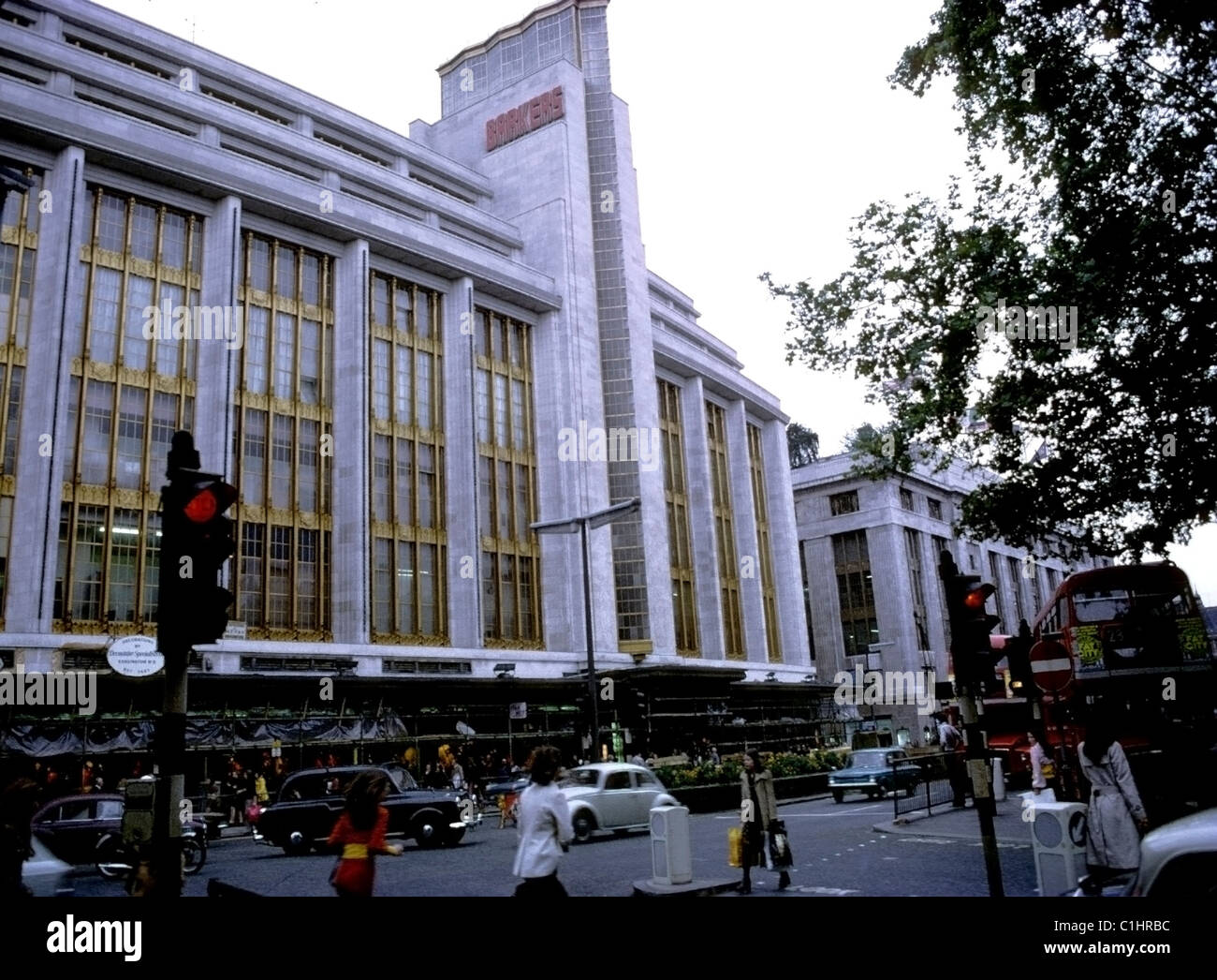 Barkers Department Store High Street South Kensington London England Stock Photo Alamy