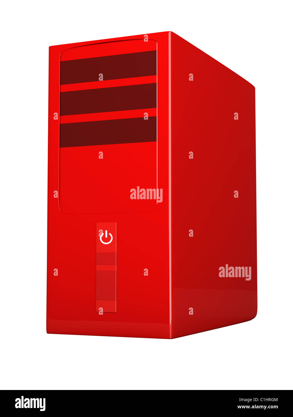 Red Button Computer Desktop Minitower hi-res stock photography and images - Alamy