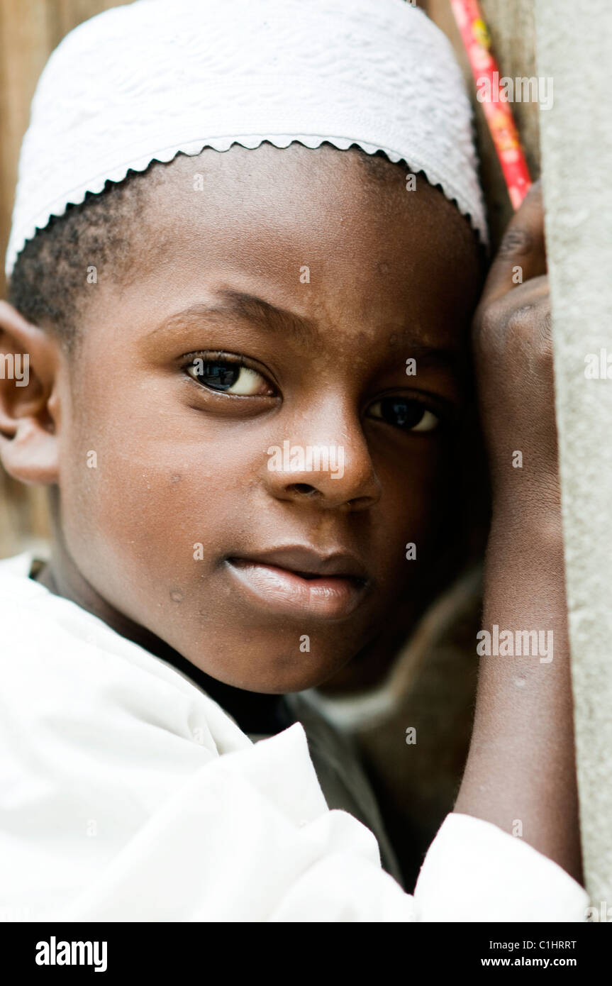 Young boy, Zanzibar, Tanzania Stock Photo