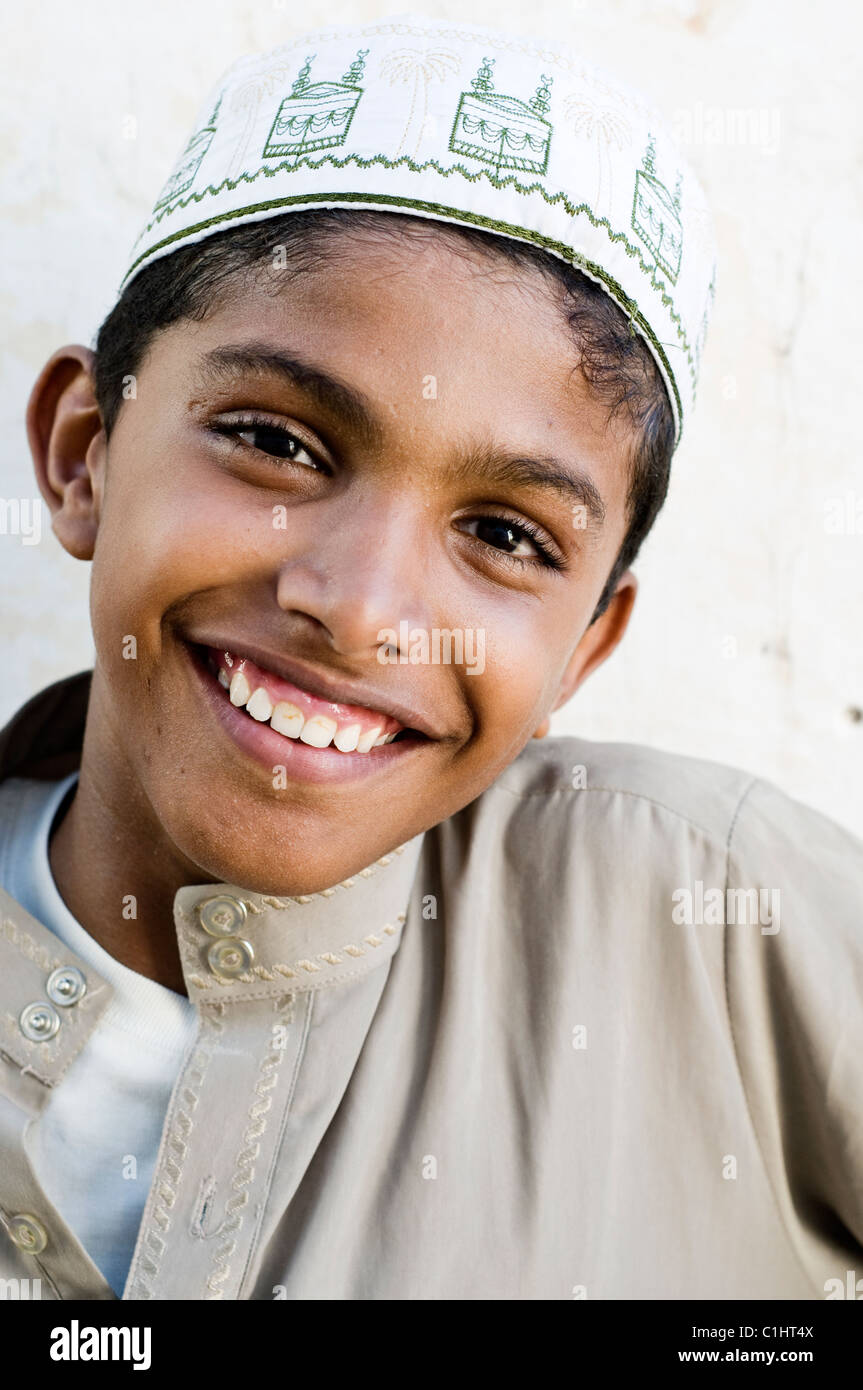 Islamic boy, Malindi Kenya Stock Photo