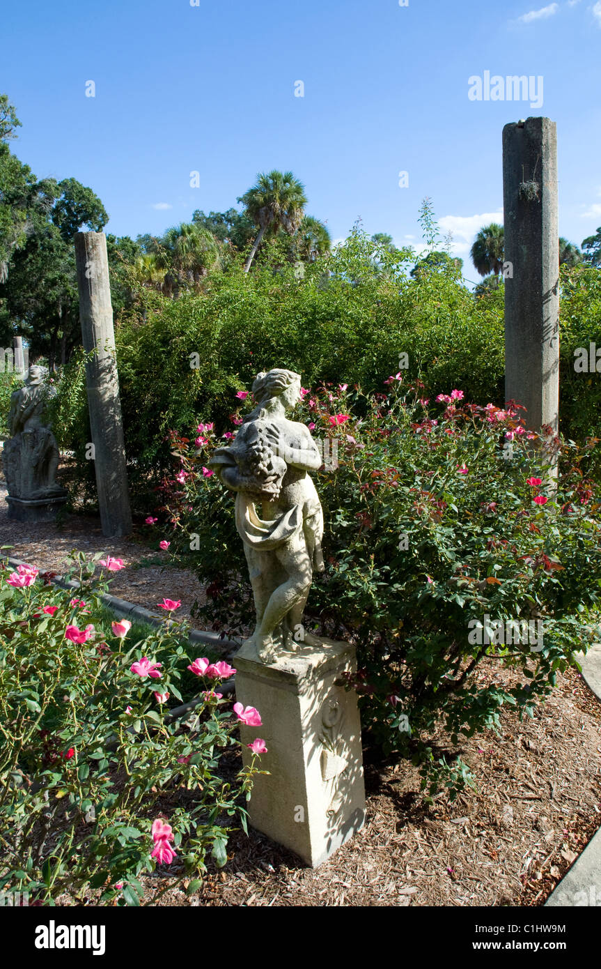 Statue, Gardens, Ringling Museum of Art, Sarasota, Florida, USA Stock