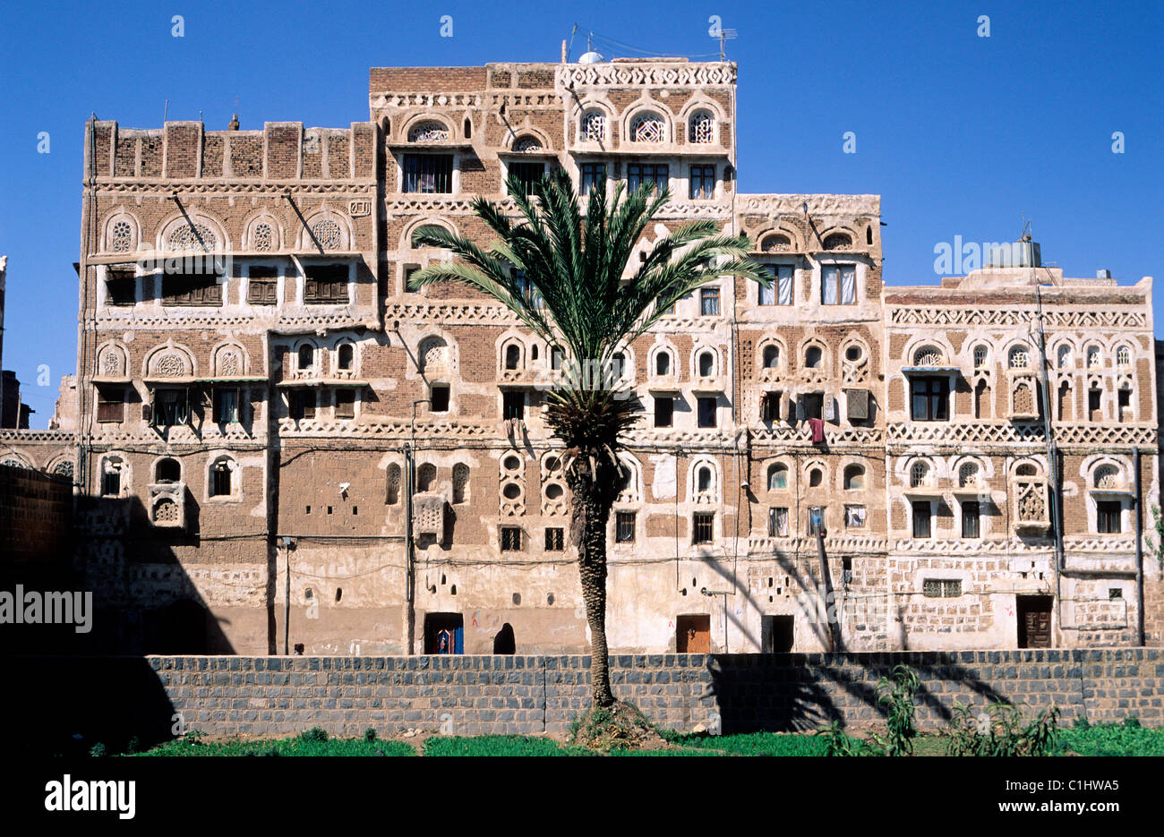 Yemen, Sanaa, old city Stock Photo - Alamy