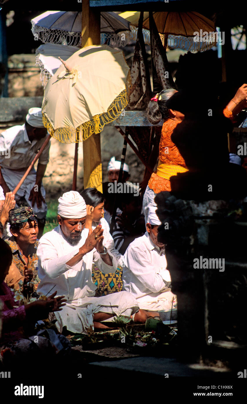 Indonesia, Bali, hindu ceremony Stock Photo