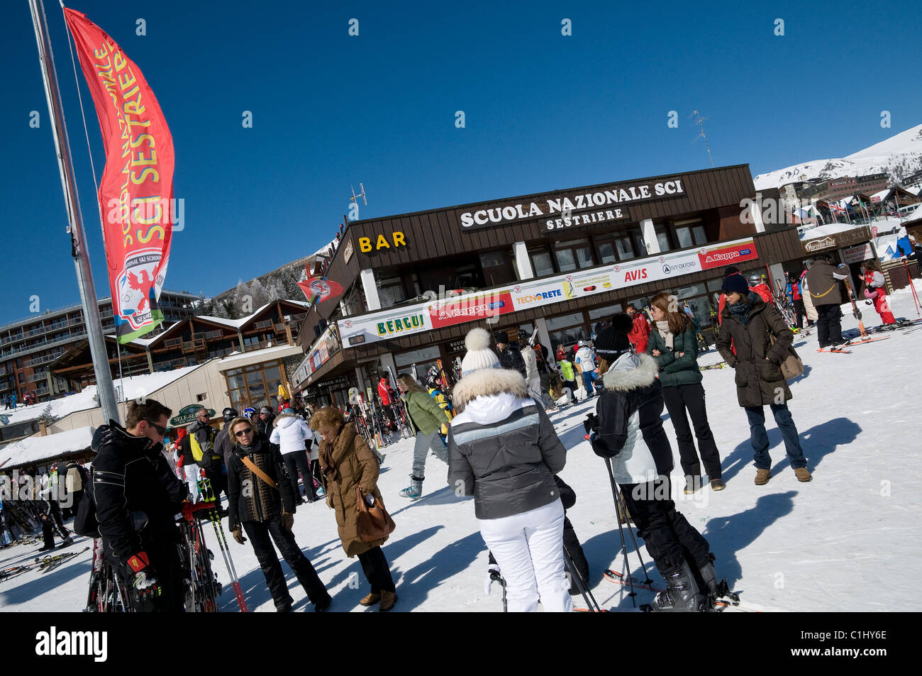 Sestriere italy hi-res stock photography and images - Alamy