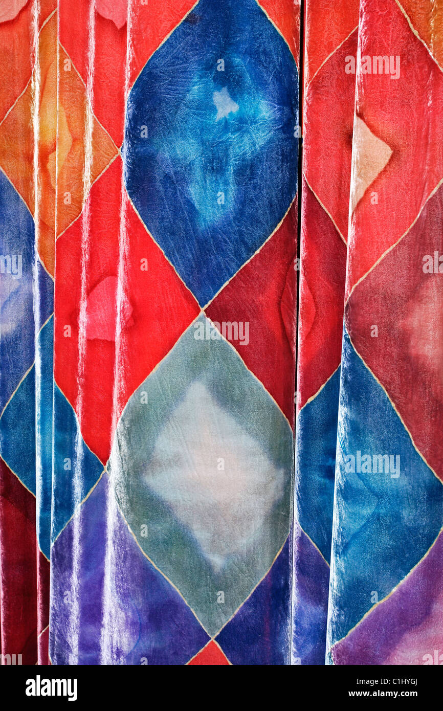 Colorful patterned cloth Stock Photo - Alamy