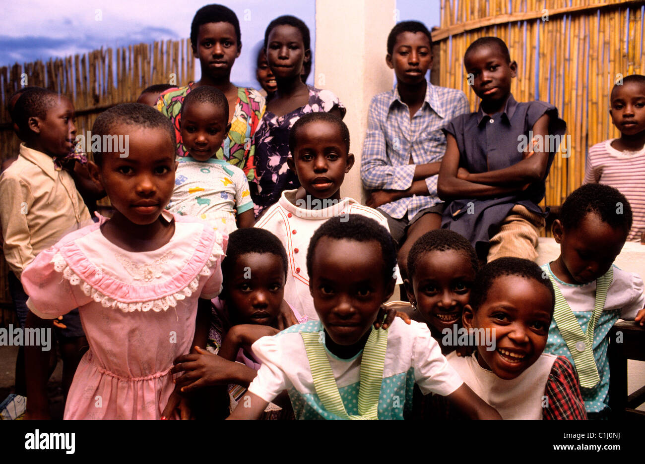 Burundi, the children during a marriage Stock Photo