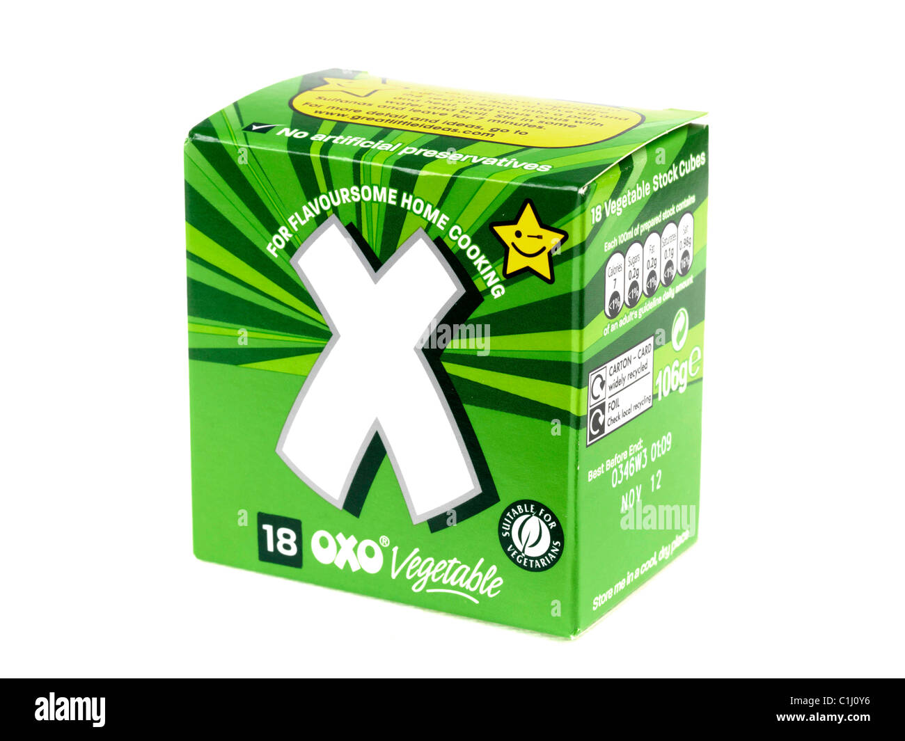 Vegetable Oxo Cubes Stock Photo Alamy