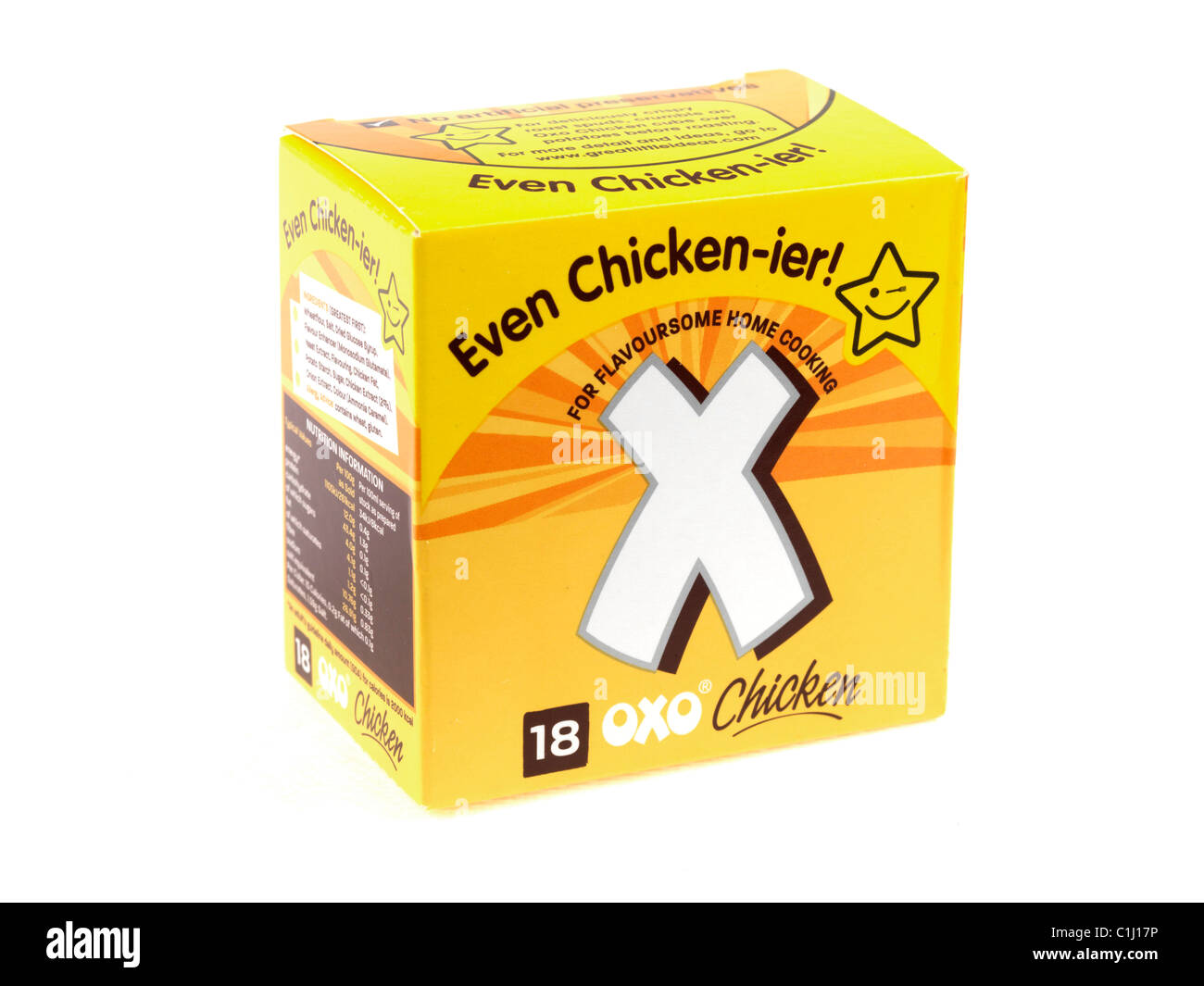 Chicken Oxo Cubes Stock Photo Alamy