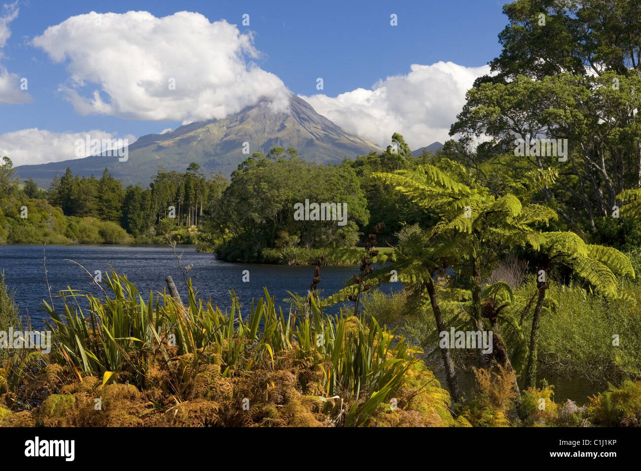 Mount Egmont, New Zealand Stock Photo