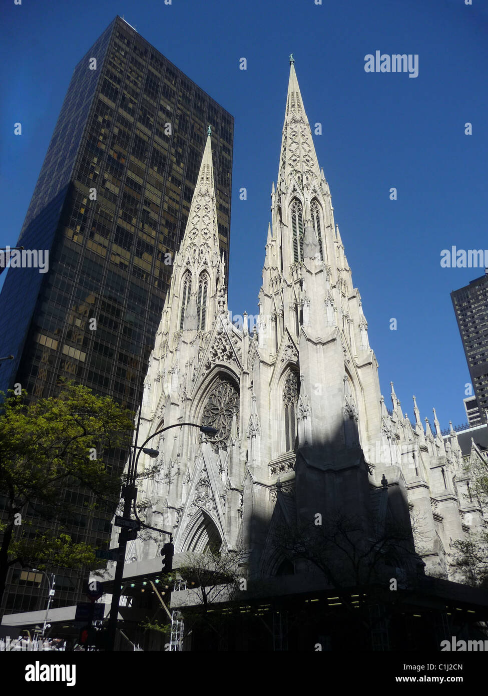 St Patricks Cathedral, 5th Avenue,New York City, USA Stock Photo