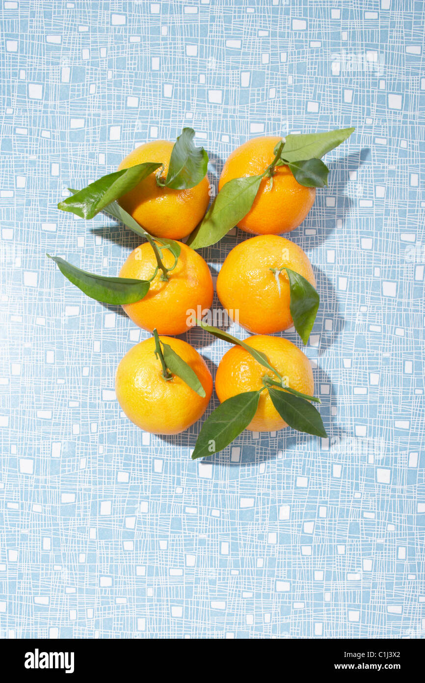 Mandarin Oranges Stock Photo