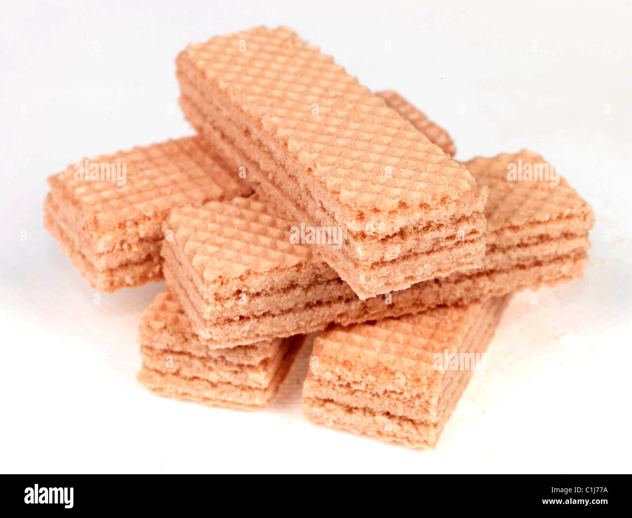 Wafer Biscuits Stock Photo