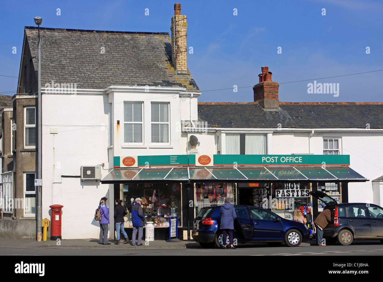 The Crescent Post Office, Bude, Cornwall Stock Photo Alamy