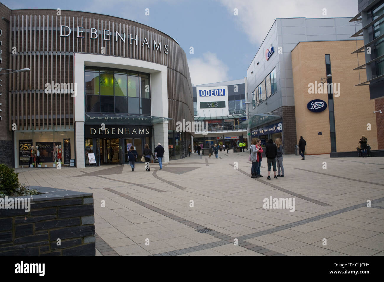 Wrexham North Wales Debenhams Department Store Boots Chemist