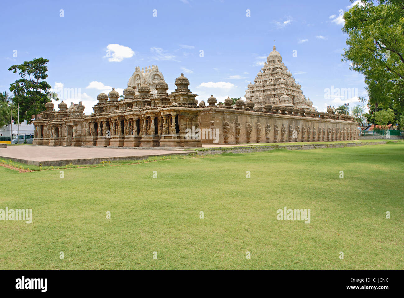 Vaikunta perumal temple, Kanchipuram,Tamilnadu, India.  It is one of the 108 Divya Desam dedicated to the Lord Vishnu. Stock Photo