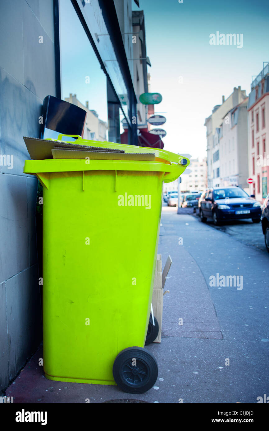 Trash on the street Stock Photo Alamy