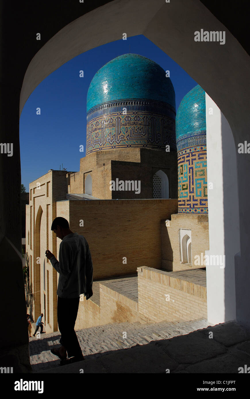Uzbekistan, Samarkand, the Shah i Zinda necropolis Stock Photo