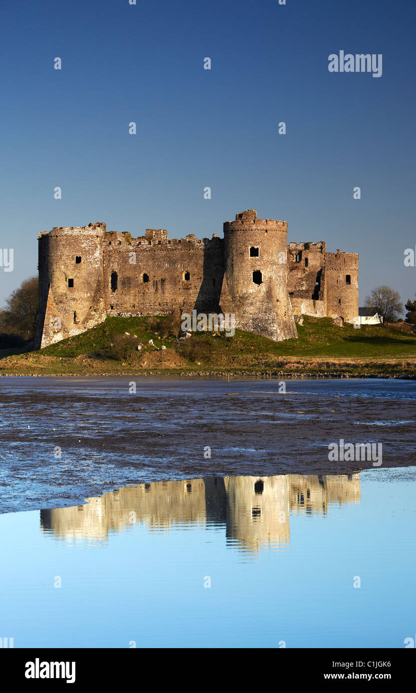 Carew Castle, Pembrokeshire, West Wales, UK Stock Photo - Alamy
