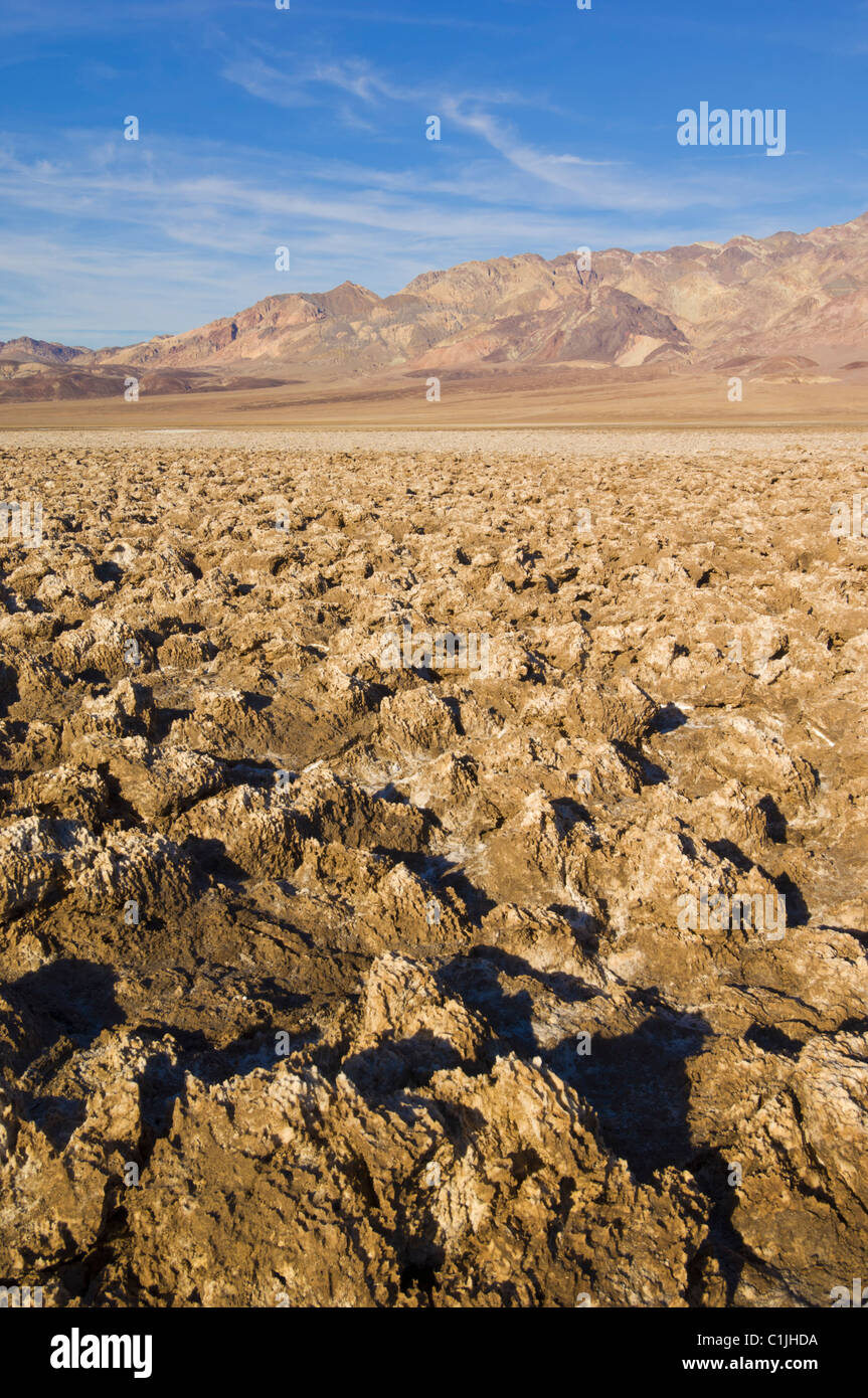 Devils golf course death valley national park hi-res stock photography ...