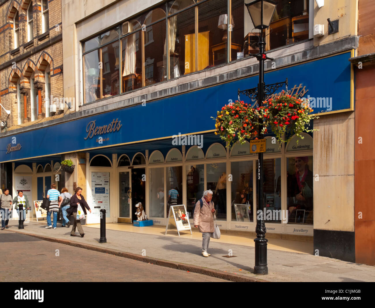 department store in Derby city centre England UK founded in