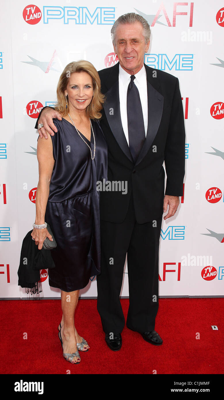 Chris Riley and NBA Coach Pat Riley AFI Lifetime Achievement Award A