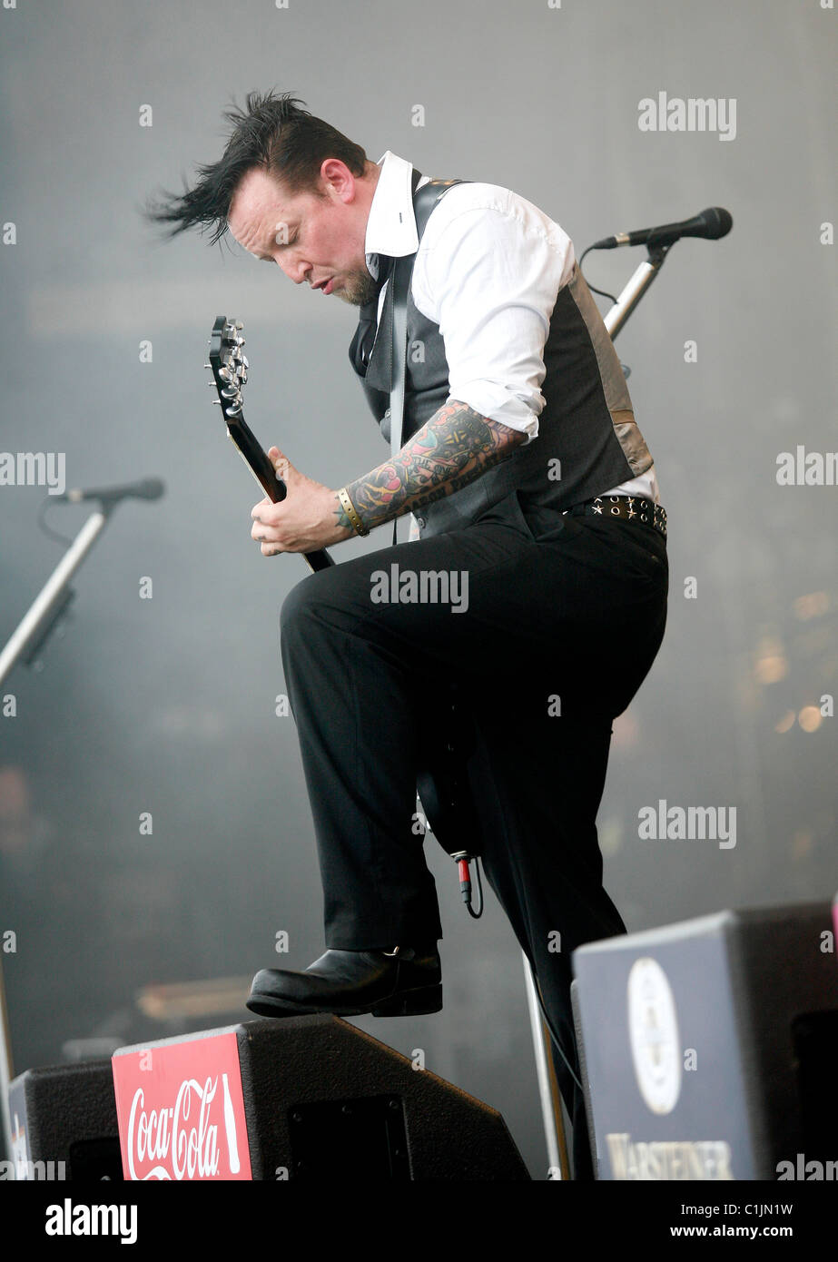 Volbeat peforming live at Rock am Ring open air festival at Nürburgring  Nürburg, Germany - 06.06.09 Stock Photo - Alamy