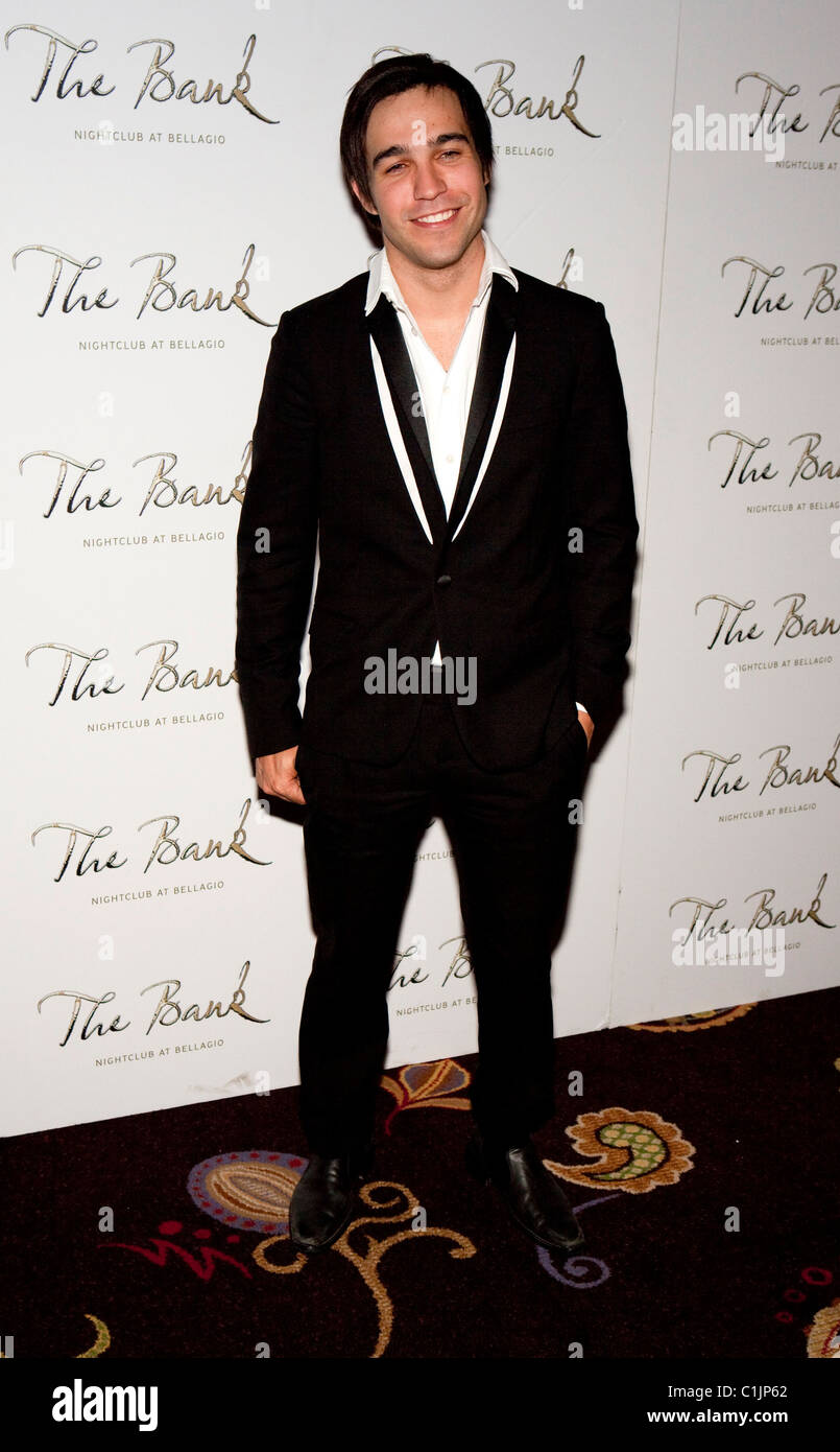 Pete Wentz celebrates his 30th birthday at Bank night club, inside the Bellagio Las Vegas, Nevada - 06.06.09 Stock Photo