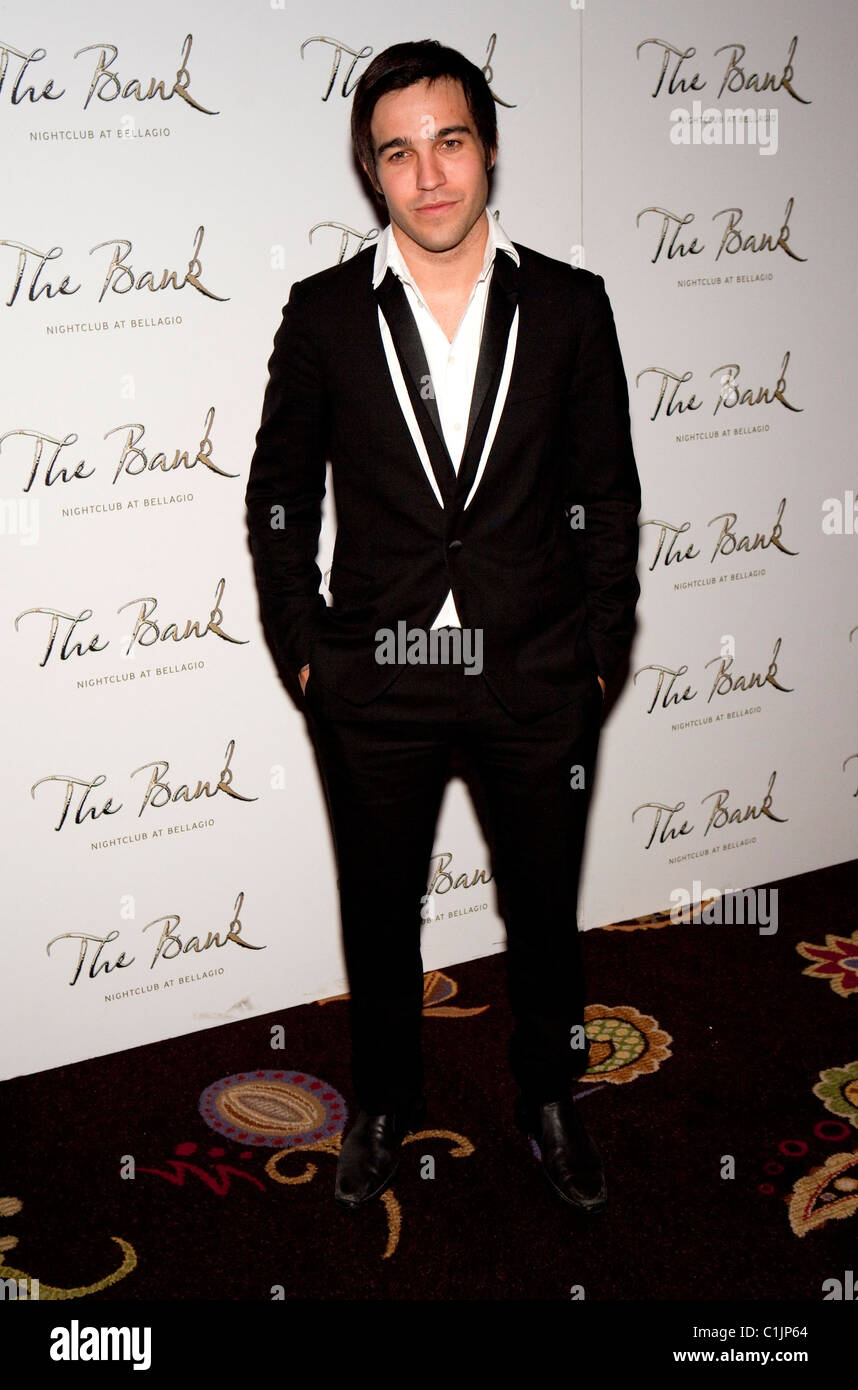 Pete Wentz celebrates his 30th birthday at Bank night club, inside the Bellagio Las Vegas, Nevada - 06.06.09 Stock Photo