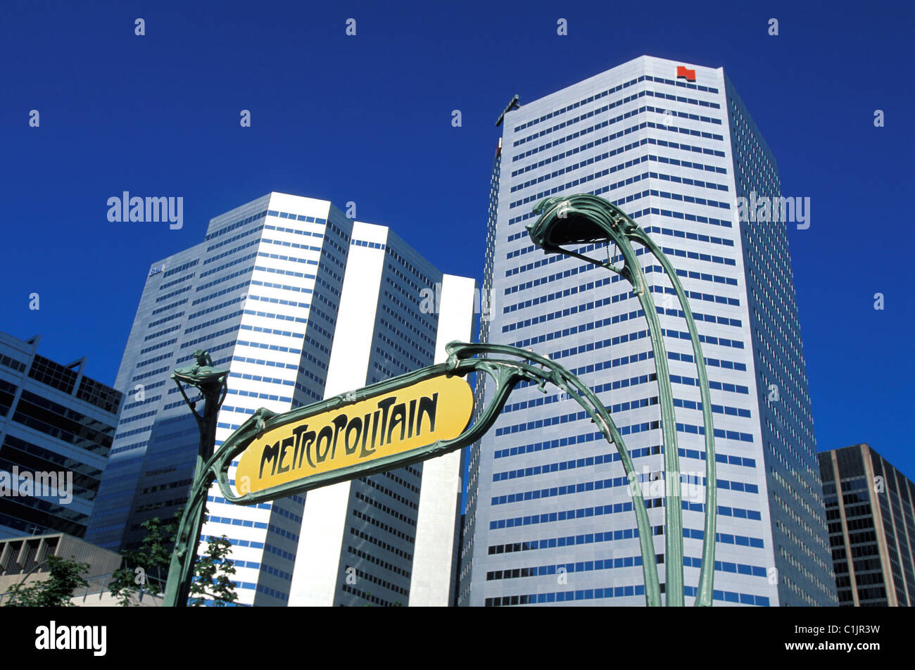 Canada, Montreal, International District, Square Victoria, metro