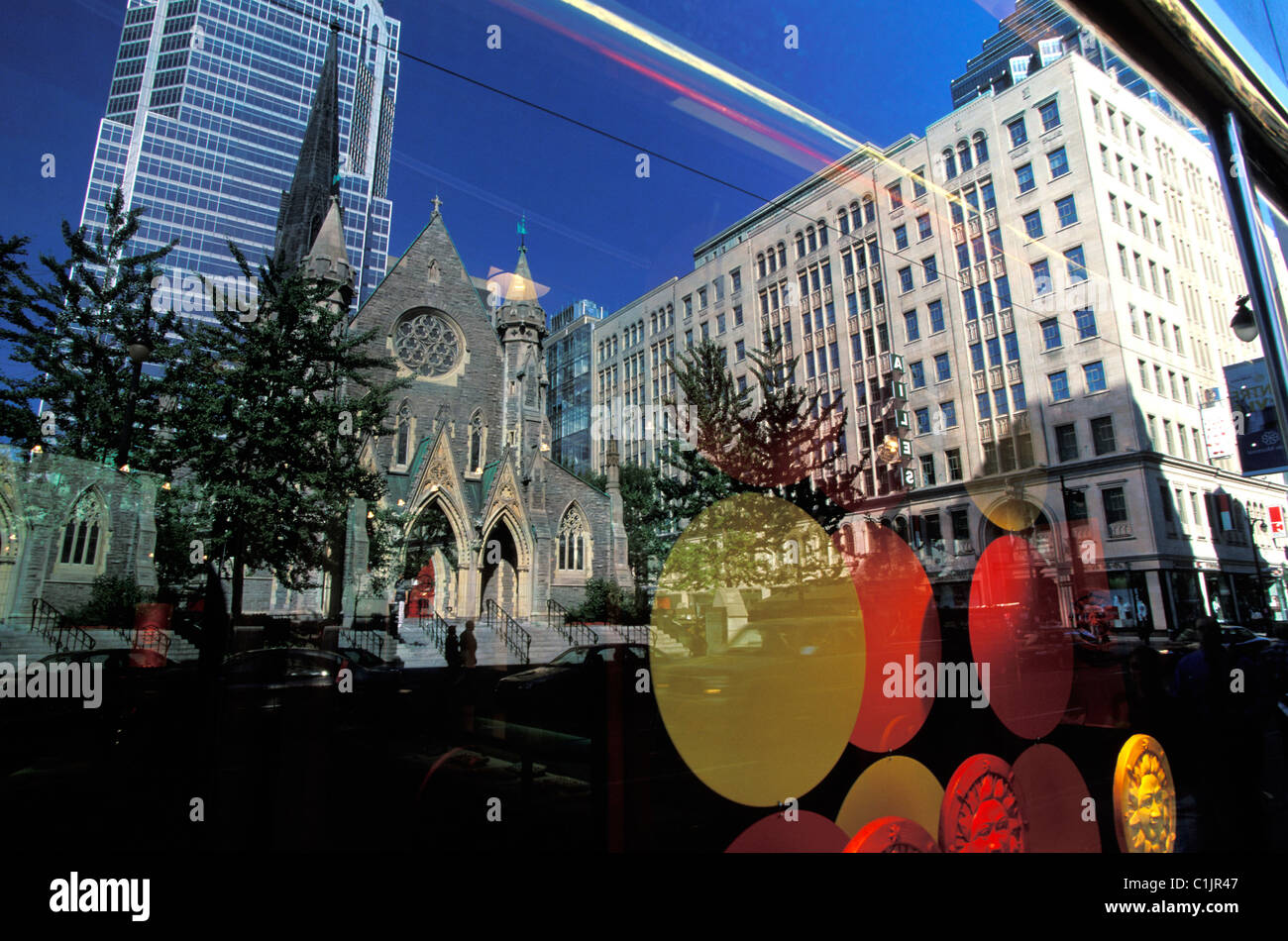 Canada, Montreal, Sainte Catherine Street Stock Photo - Alamy