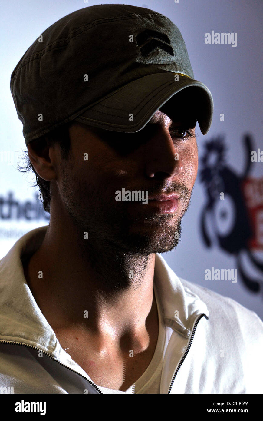 Enrique Iglesias Summertime Ball 2009 Held At The Emirates Stadium Press Room London England 07 06 09 Stock Photo Alamy
