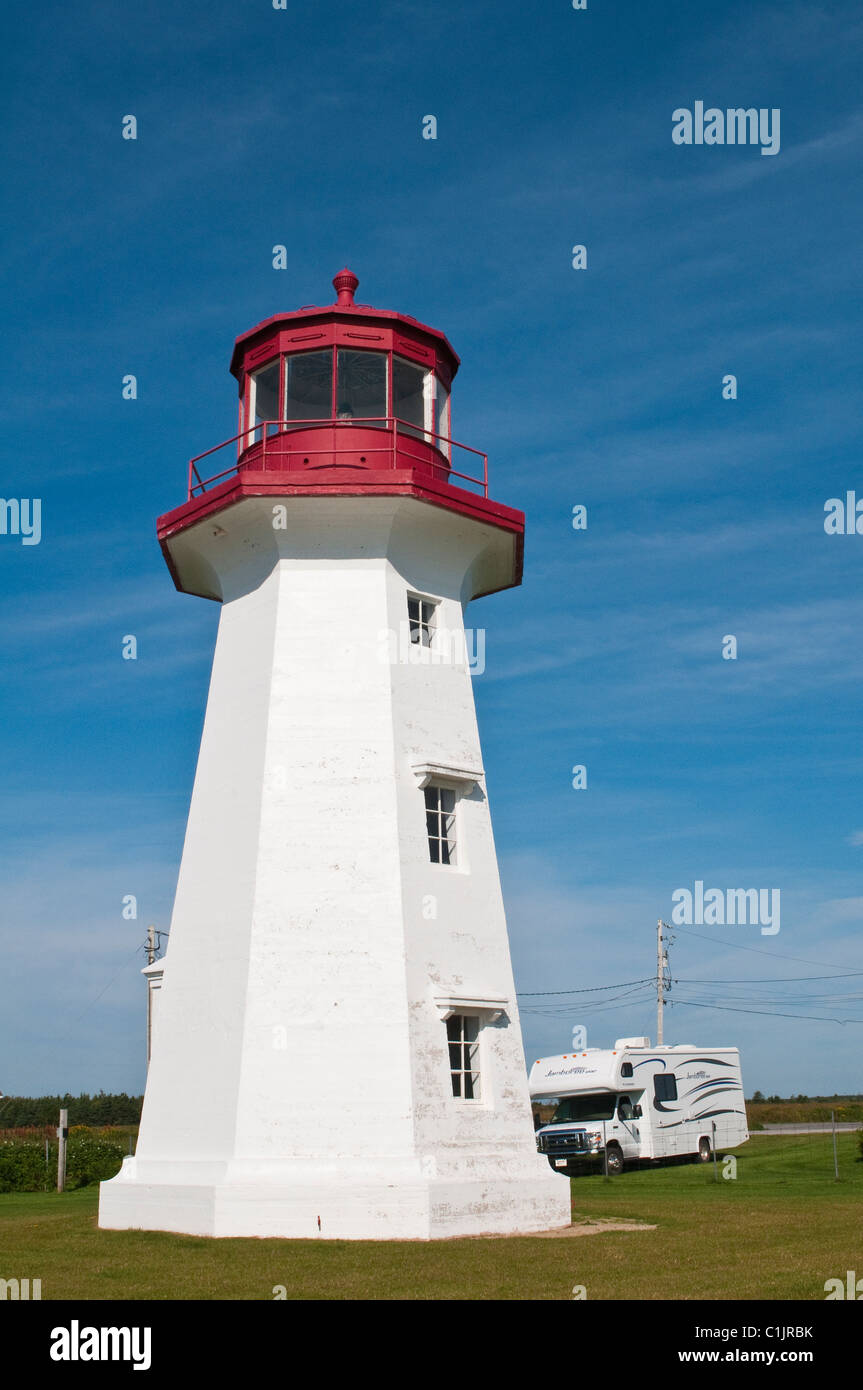 Quebec, Canada. Cap D'Espoir Lighthouse Stock Photo - Alamy