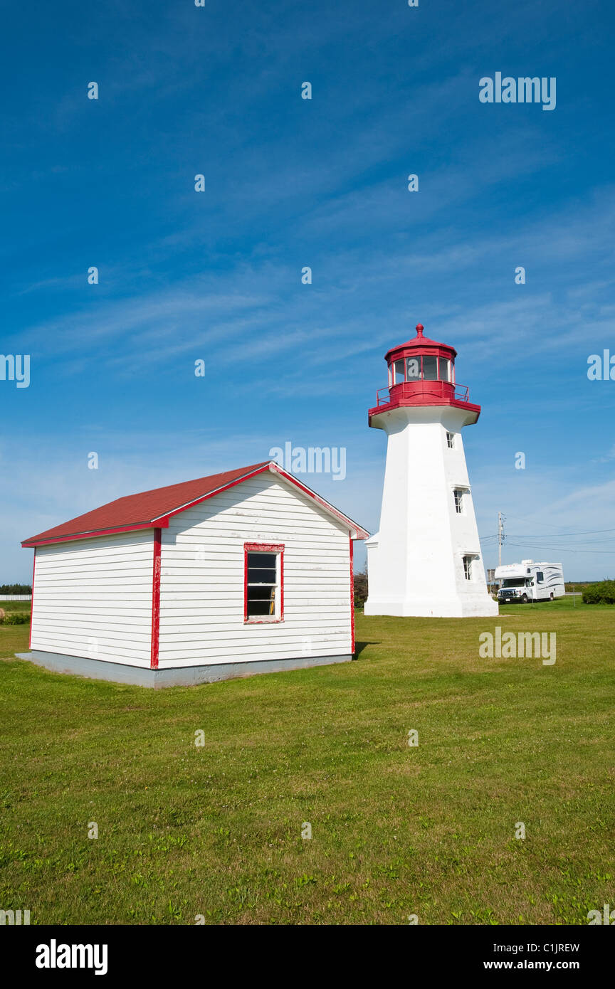 Quebec, Canada. Cap D'Espoir Lighthouse Stock Photo - Alamy