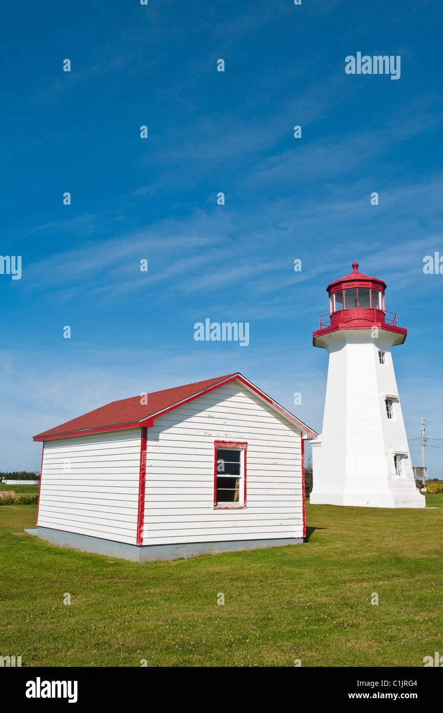 Quebec, Canada. Cap D'Espoir Lighthouse Stock Photo - Alamy