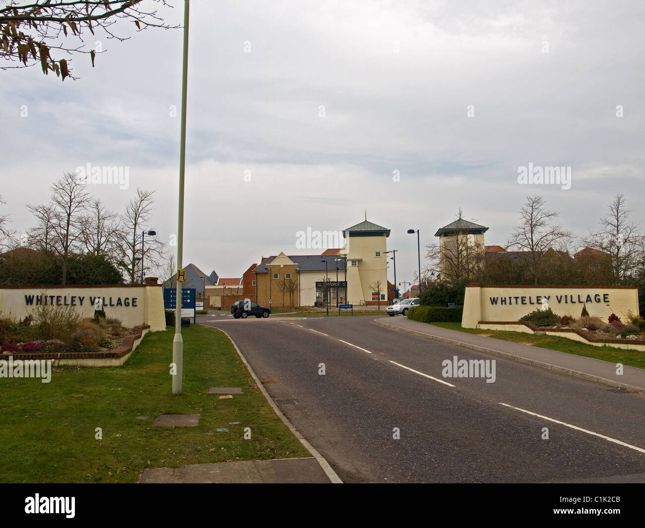 Whiteley Village Outlet Shopping Centre Hampshire England UK Stock
