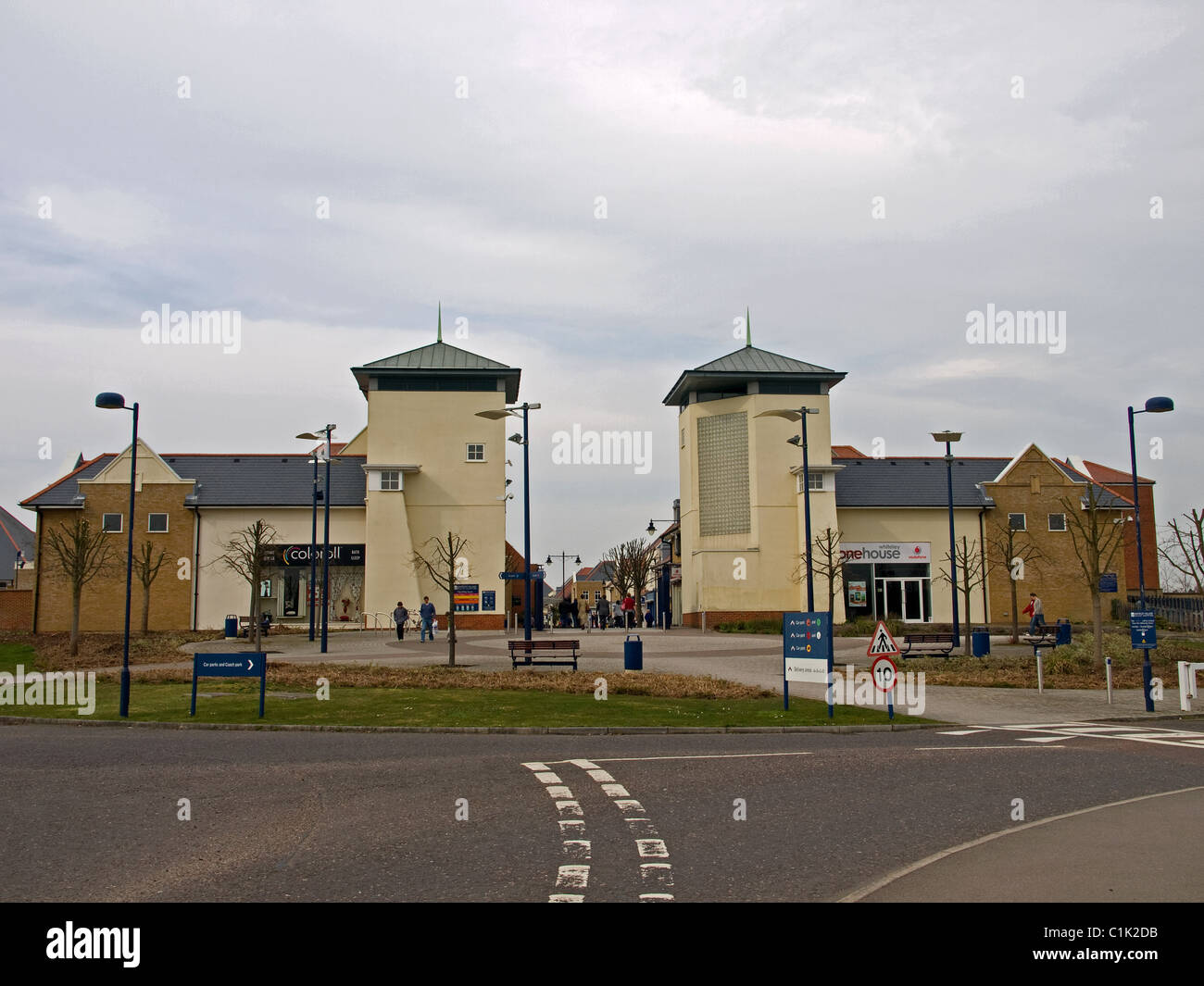 Whiteley Village Outlet Shopping Centre Hampshire England UK Stock
