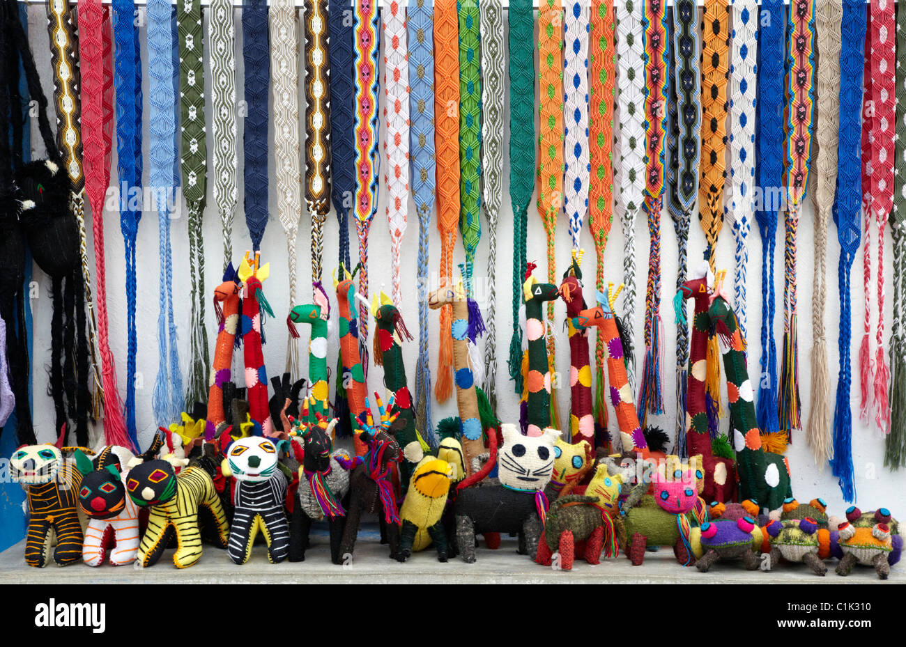 Craft Shop In  Isla Mujeres Yucatan Mexico Stock Photo