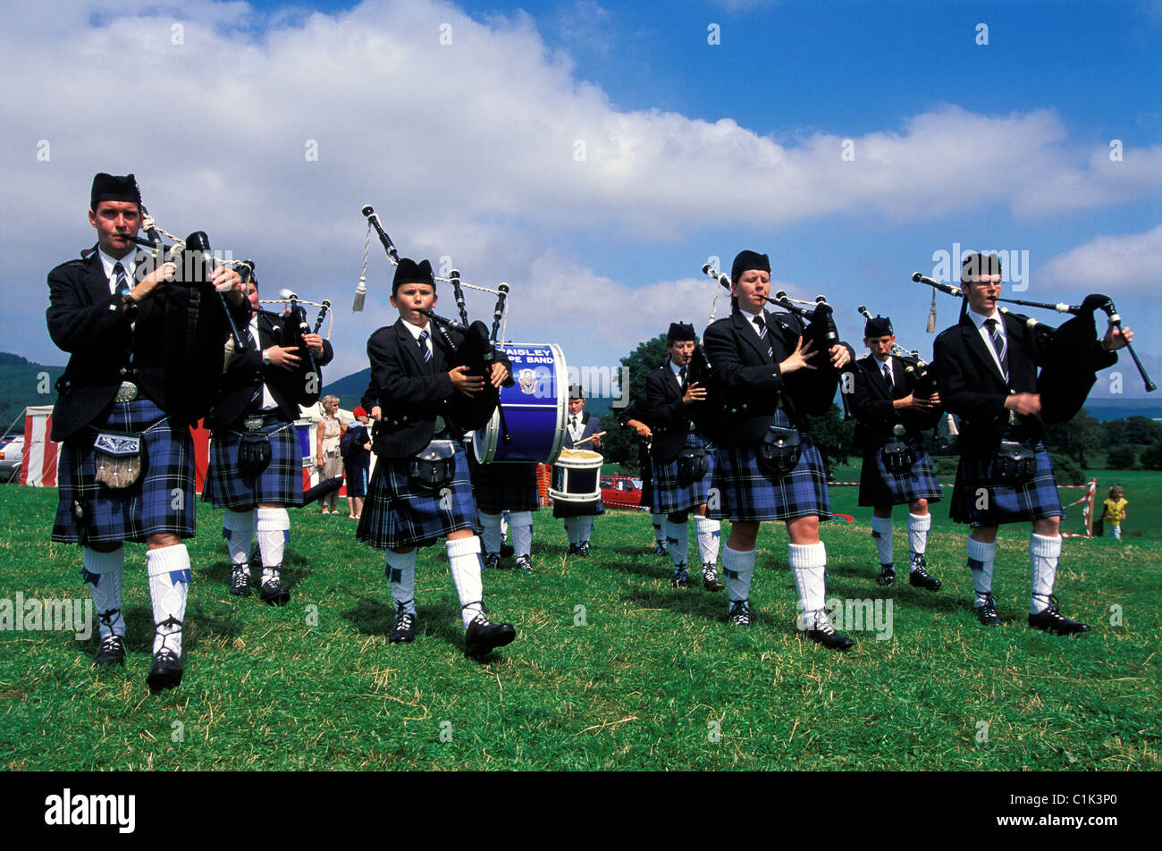 United Kingdom, Scotland, Highlands region, Callander, Highlands Games Stock Photo